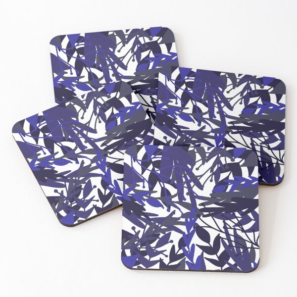 Item preview, Monochrome leaves  white  designed and sold by BaileyDArt.