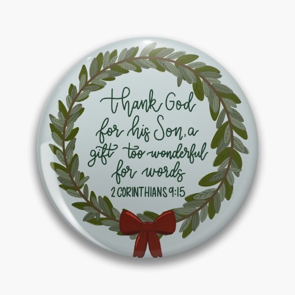 Item preview, 2 Corinthians 9:15 | Merry Christmas designed and sold by JulieannMalynda.