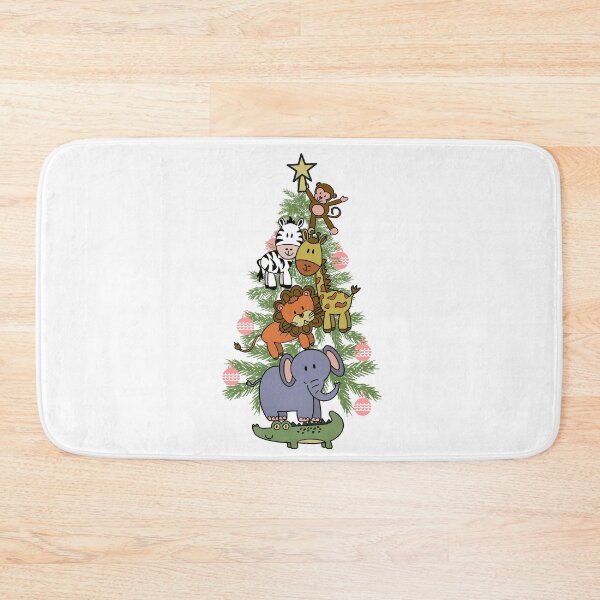 Item preview, Safari jungle animals Christmas tree designed and sold by Sarah-Wilde.