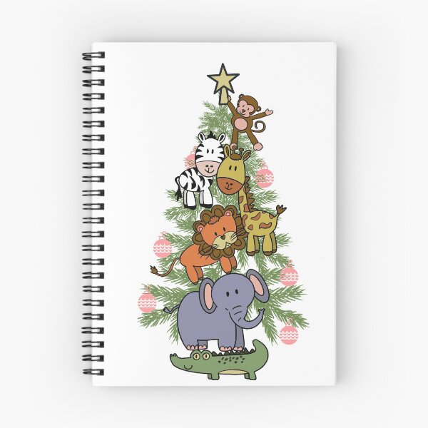 Item preview, Safari jungle animals Christmas tree designed and sold by Sarah-Wilde.