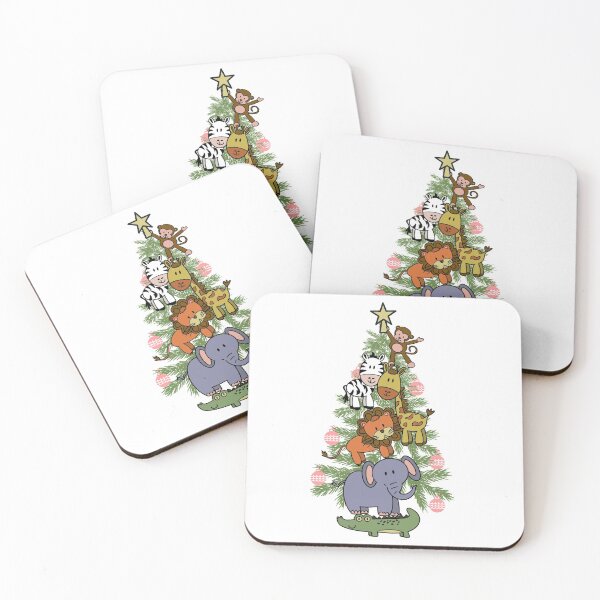 Item preview, Safari jungle animals Christmas tree designed and sold by Sarah-Wilde.
