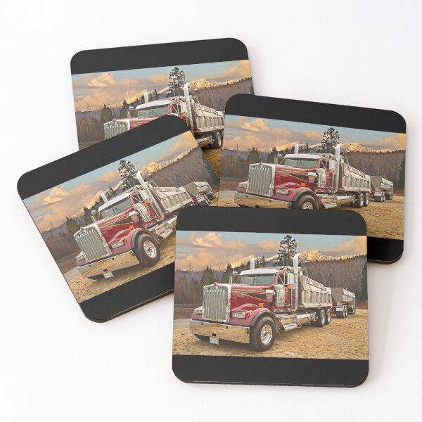 Item preview, Kenworth End Dump and Mission Moutains designed and sold by rharrisphotos.