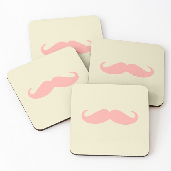 Item preview, Movember Manly Pink Handlebar Mustache designed and sold by Mustard Prophet.