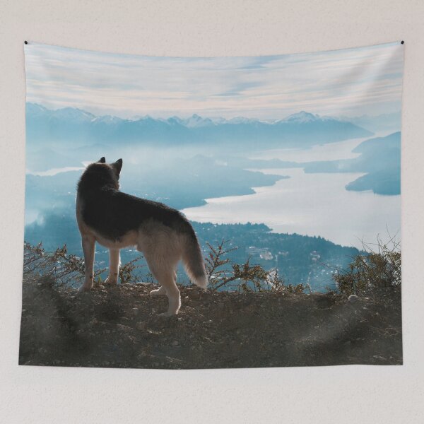 Item preview, Wanderlust dog designed and sold by Laura Nagel.