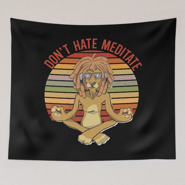 Item preview, Don't Hate Meditate Yoga designed and sold by donvector.