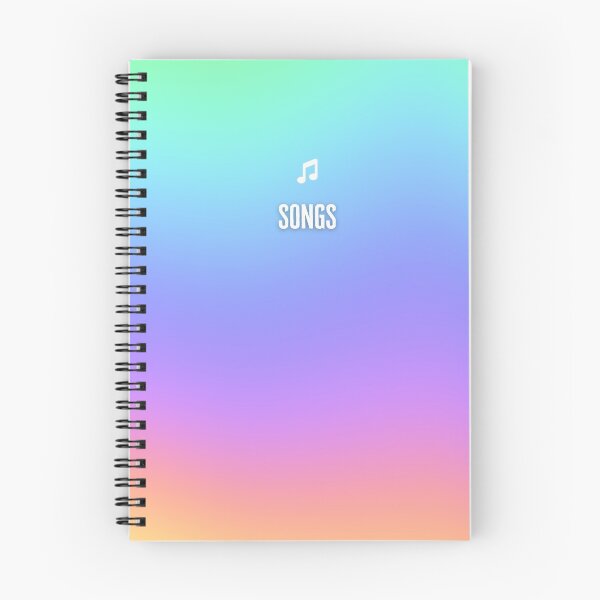 Item preview, Rainbow Songwriters Book 'Songs' designed and sold by Ninjakandy.