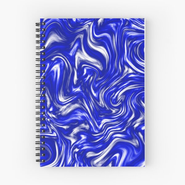 Item preview, Vibrant Blue and White Swirl Design designed and sold by Anniart.