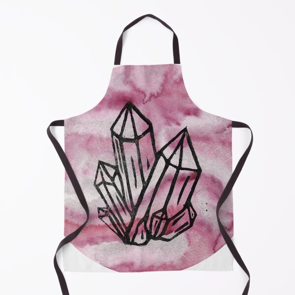 Item preview, Crystal Lino on pink Watercolour designed and sold by RowanandEmerald.