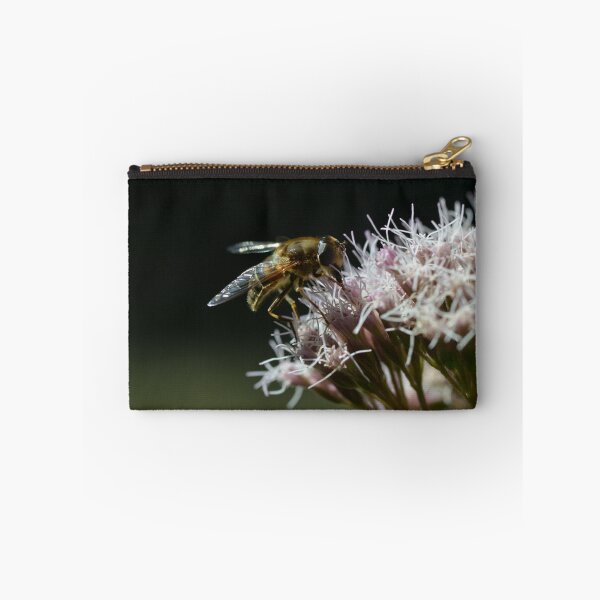 Item preview, Bee on oregano flowers in the urban garden designed and sold by wineandwords.