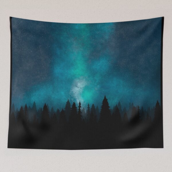 Item preview, Galaxy forest Backdrop designed and sold by faztheartnoob.