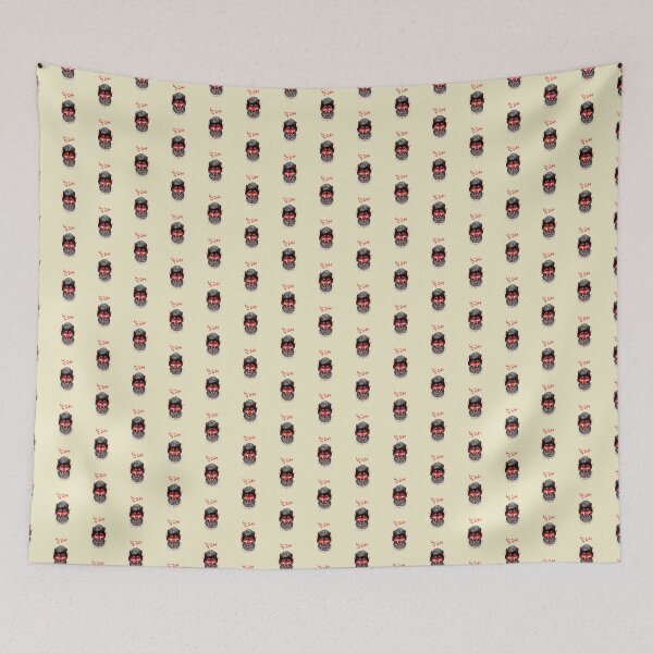 Item preview, Hipster de lobo coreano rojo New Age designed and sold by Mustard Prophet.