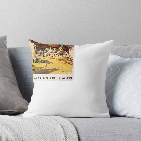 Item preview, retro iconic The Western Highlands designed and sold by CorasPosters.