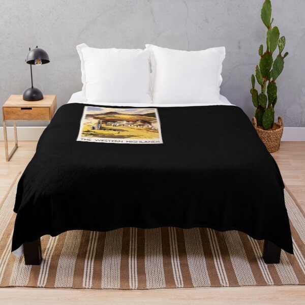 Item preview, retro iconic The Western Highlands designed and sold by CorasPosters.