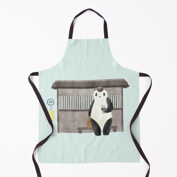 Item preview, Travelling Panda Coffee Animal Bus Stop designed and sold by Maika Coffee.