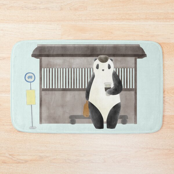Item preview, Travelling Panda Coffee Animal Bus Stop designed and sold by Maika Coffee.