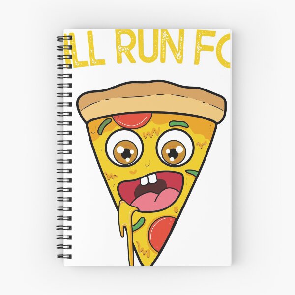 Item preview, WILL RUN FOR PIZZA designed and sold by Mav ina.