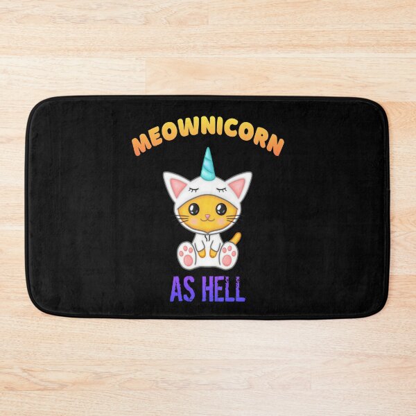 Item preview, Meownicorn as Hell, caticorn designed and sold by Cute  Pawz.