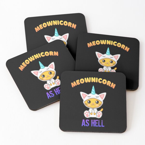 Item preview, Meownicorn as Hell, caticorn designed and sold by Cute  Pawz.