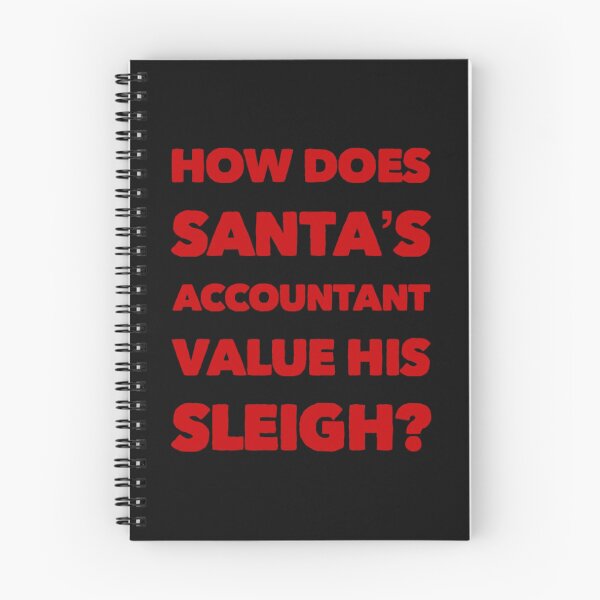 Item preview, Funny Accountant Christmas Gift - Santa's Sleigh Red Text designed and sold by MDAccount.
