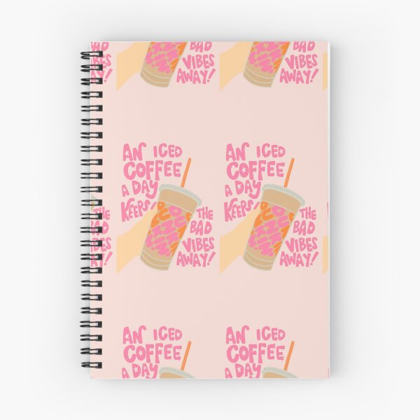 Item preview, an iced coffee a day keeps the bad vibes away designed and sold by avaacarr.