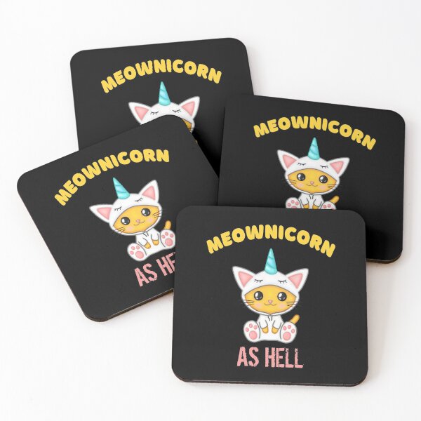 Item preview, Meownicorn as Hell, caticorn designed and sold by Cute  Pawz.