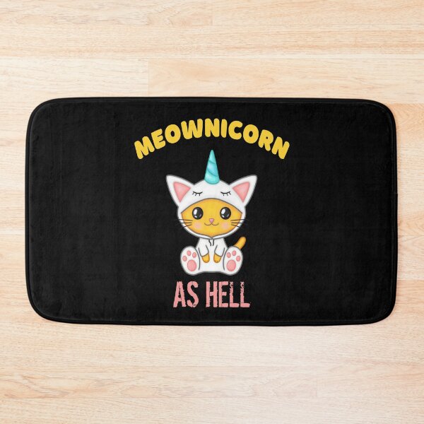 Item preview, Meownicorn as Hell, caticorn designed and sold by Cute  Pawz.