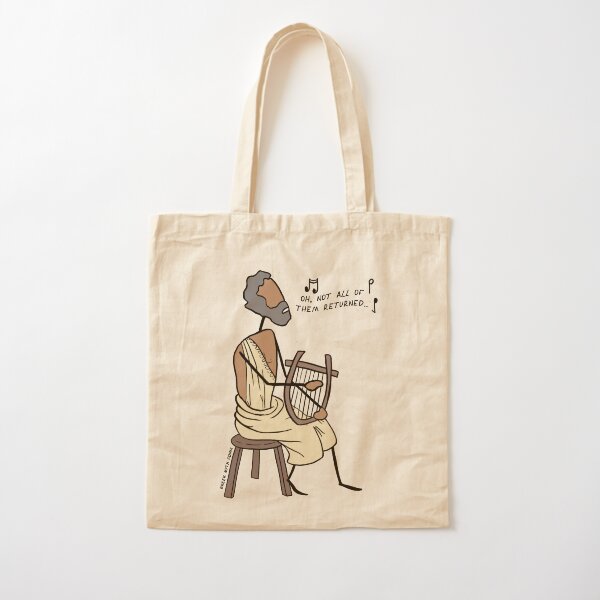 Greek Myth Comix - Demodocus the Bard Cotton Tote Bag