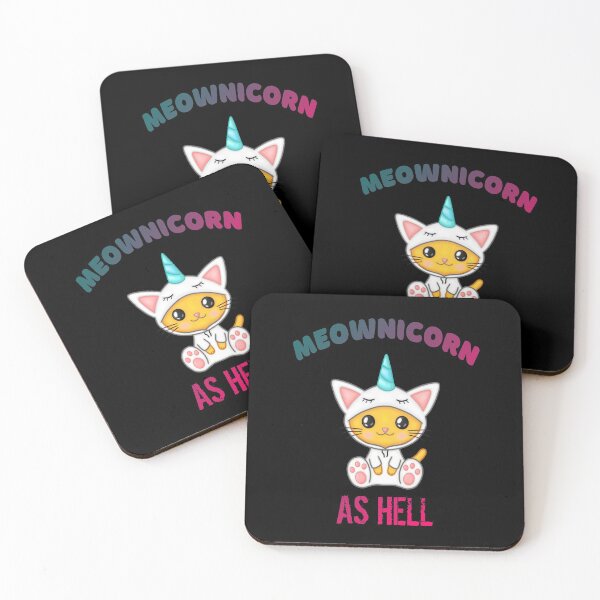Item preview, Meownicorn as Hell, caticorn designed and sold by Cute  Pawz.
