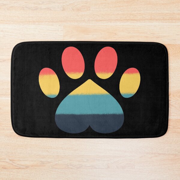 Item preview, Vintage Sunset Colored Paw Print designed and sold by Zurickdesigns.