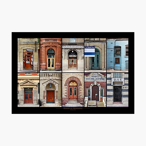 Doors of Winnipeg Photographic Print