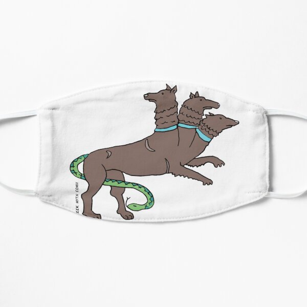 Greek Myth Comix - Cerberus, Hound of COLOURS! Flat Mask