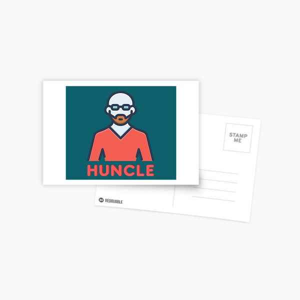 Huncle Gift Idea For Handsome Hunky Uncle Good Looking Postcard