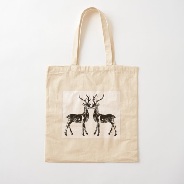 reindeers Cotton Tote Bag