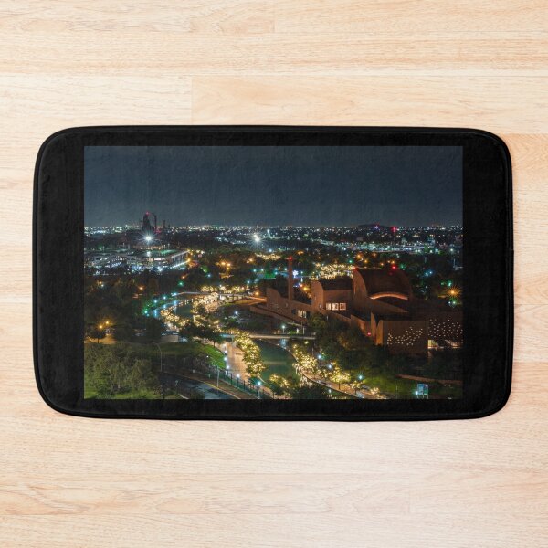 Item preview, Monterrey, Mexico at Night with Twinkling Lights designed and sold by Hochmann.