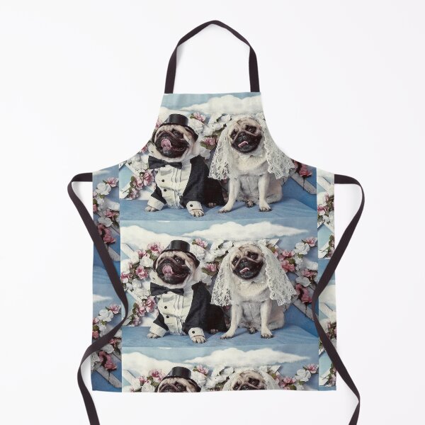 Item preview, The Wedding Pug Dogs designed and sold by candiscamera.