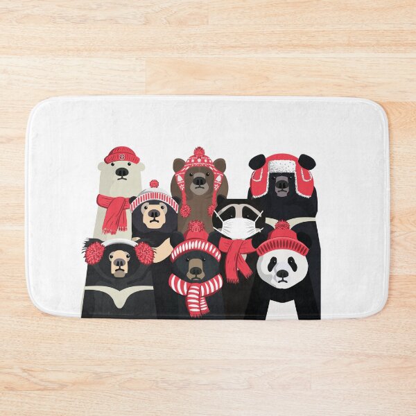 Item preview, Bear family portrait: winter edition designed and sold by ZolinStudio.