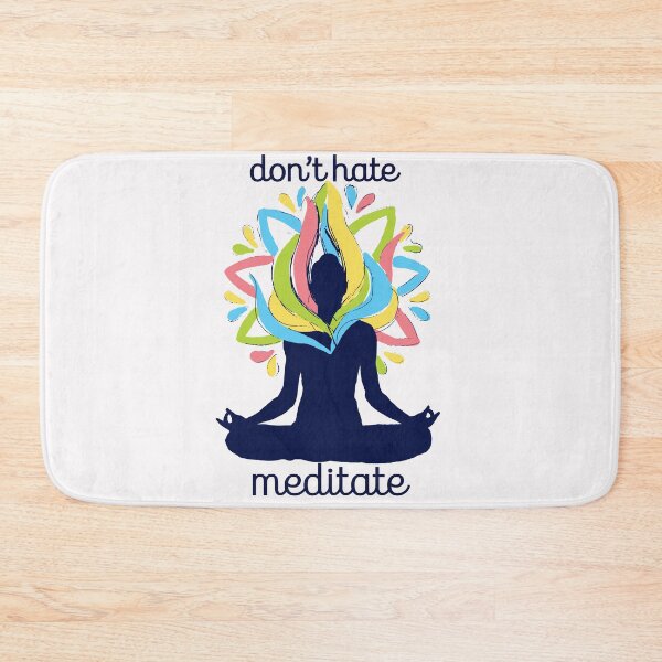 Item preview, Don't Hate Meditate Yoga Chakra designed and sold by donvector.