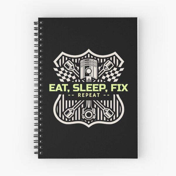 Item preview, Mechanics - Eat, Sleep, Fix, Repeat designed and sold by Eye on the Blueline.