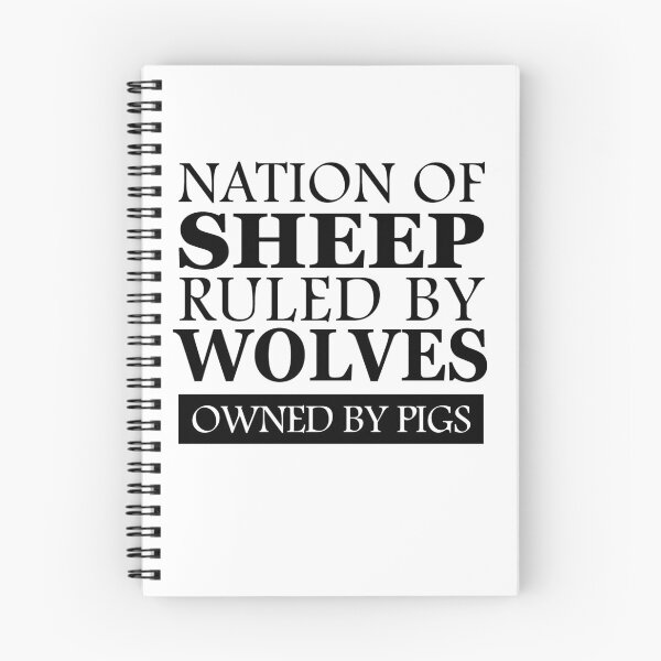 Item preview, Nation of sheep ruled by wolves  designed and sold by Zamazag.