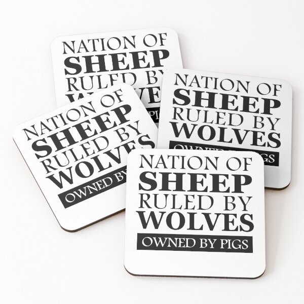 Item preview, Nation of sheep ruled by wolves  designed and sold by Zamazag.