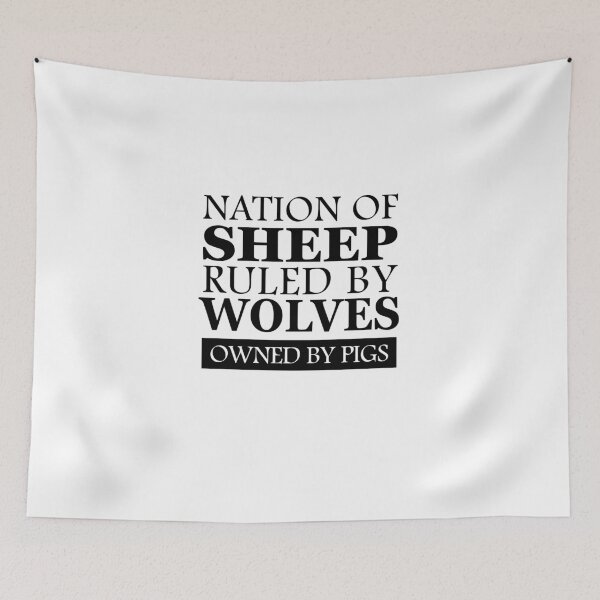 Item preview, Nation of sheep ruled by wolves  designed and sold by Zamazag.
