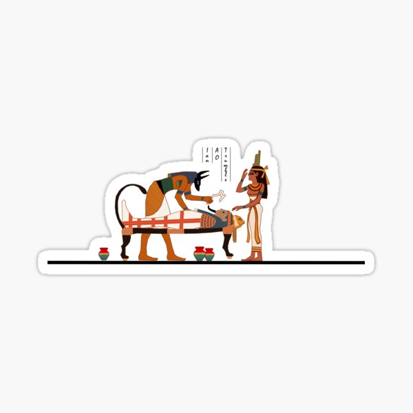Tomb of Ipy - Anubis Sticker