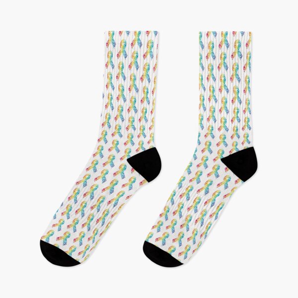 Item preview, Awareness Ribbon - Rainbow Stripe designed and sold by Teamtsunami6.