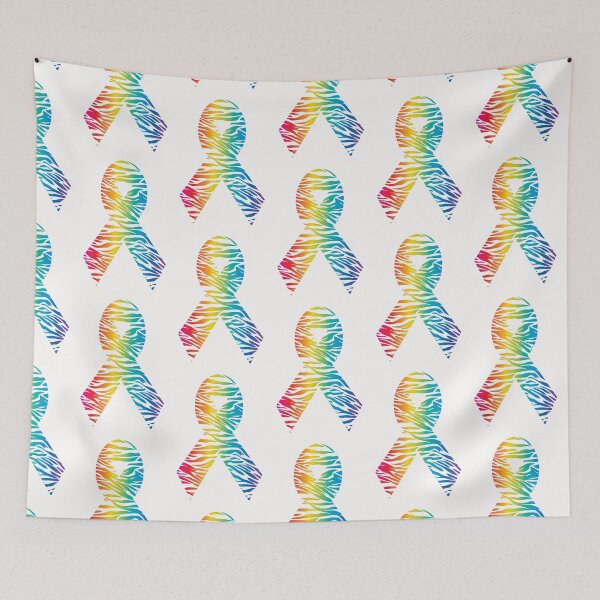 Item preview, Awareness Ribbon - Rainbow Stripe designed and sold by Teamtsunami6.