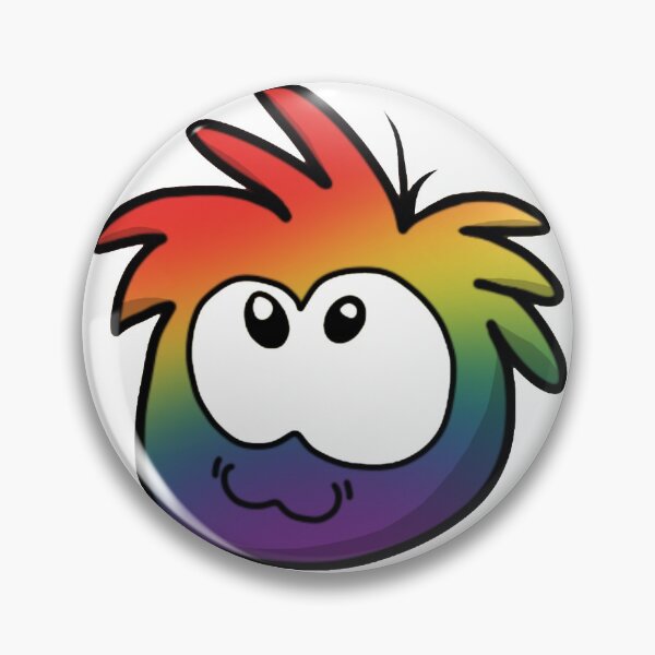 Item preview, Pride Puffle - Rainbow designed and sold by WhatWasSeen.