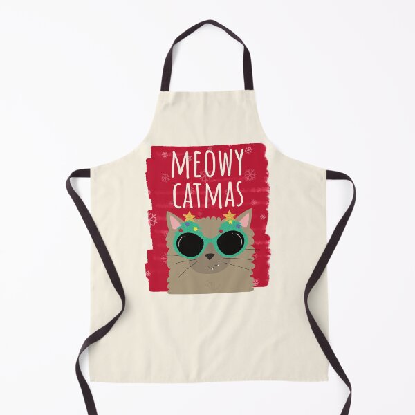 Item preview, Meowy Catmas Christmas Christmask Festive Glasses Cat  designed and sold by Sunny Collections.