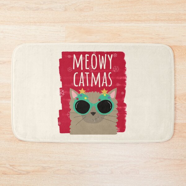 Item preview, Meowy Catmas Christmas Christmask Festive Glasses Cat  designed and sold by Sunny Collections.