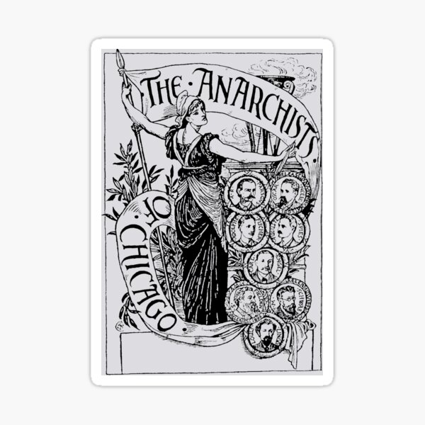 Item preview, Anarchisten von Chicago - Haymarket Riot, Arbeitsgeschichte, Sozialist, Sozialismus, Linker designed and sold by SpaceDogLaika.