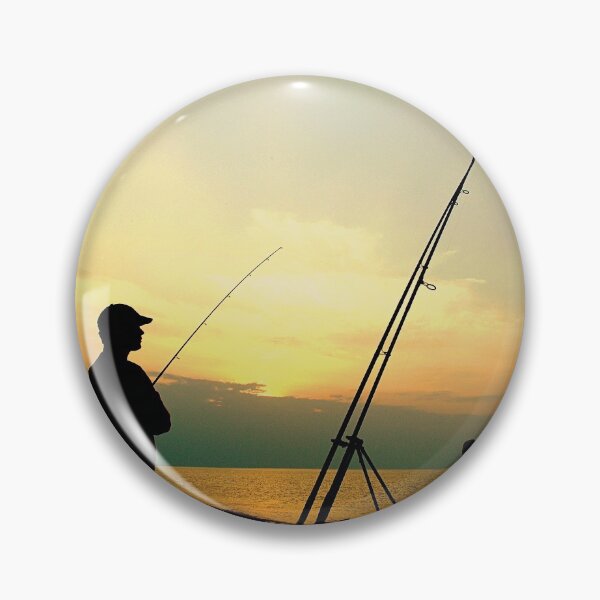 Item preview, Fishing from the Beach at sunset. designed and sold by Billlee.