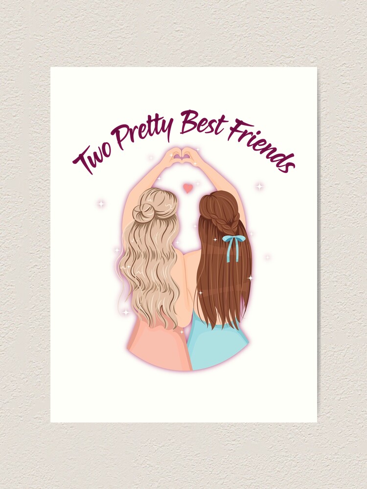 Two best friends …  Best friend drawings, Drawings of friends